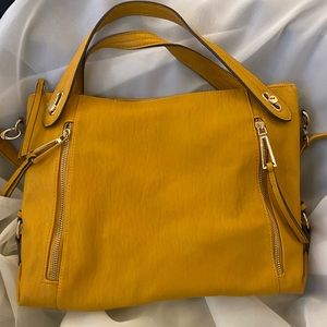 Jessica Simpson Butterscotch Yellow Shoulder Bag